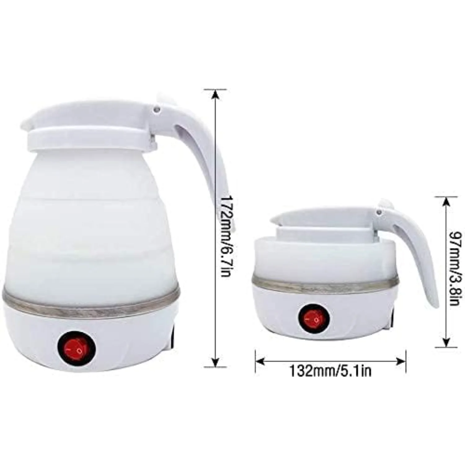 Portable Travel Foldable  Kettle Collapsible Water Boiler For Coffee Tea Fast Water Boiling Pot 110V