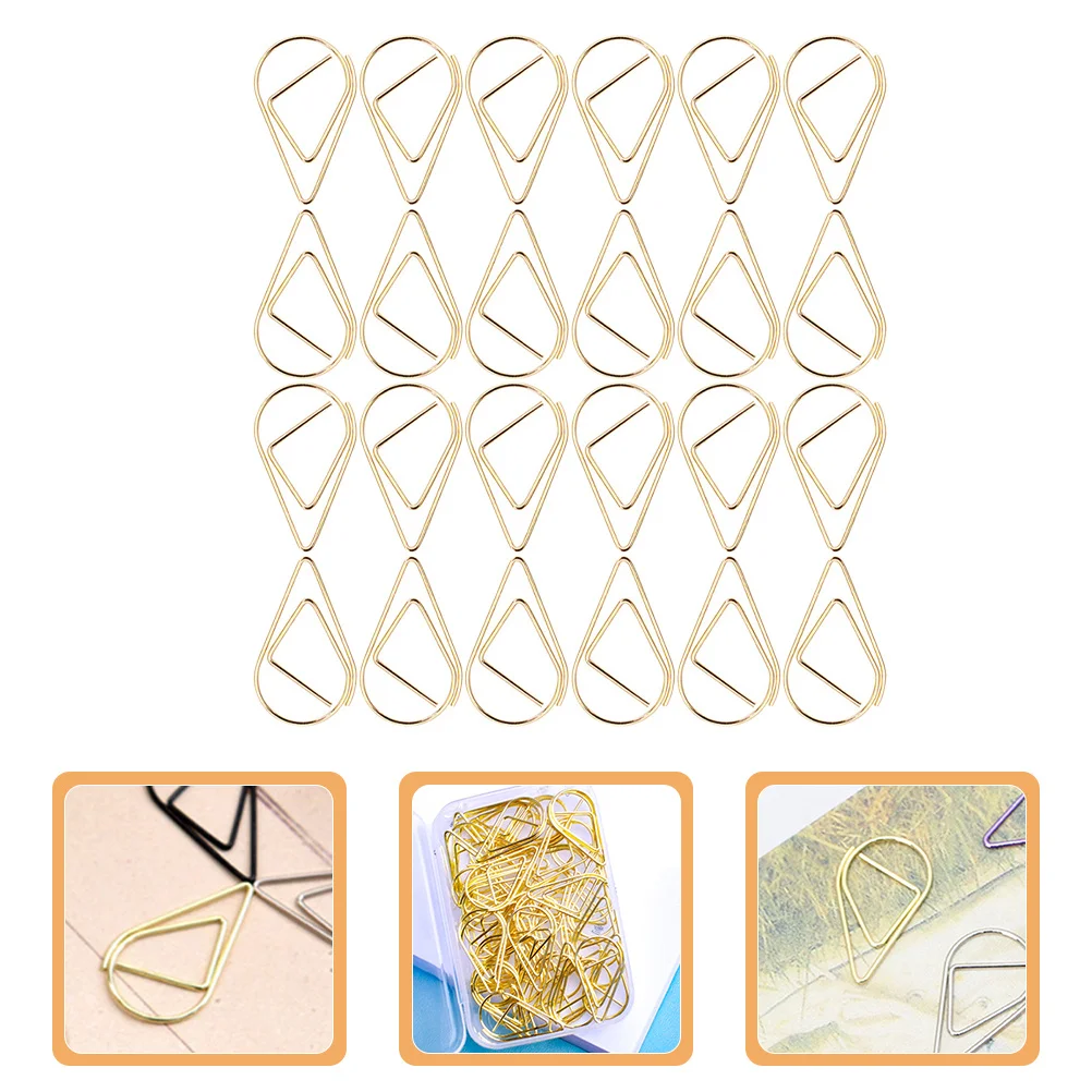 Clip Special-shaped Paper Clips Cartoon Creative Metal Tiny Paperclips Small for Mini