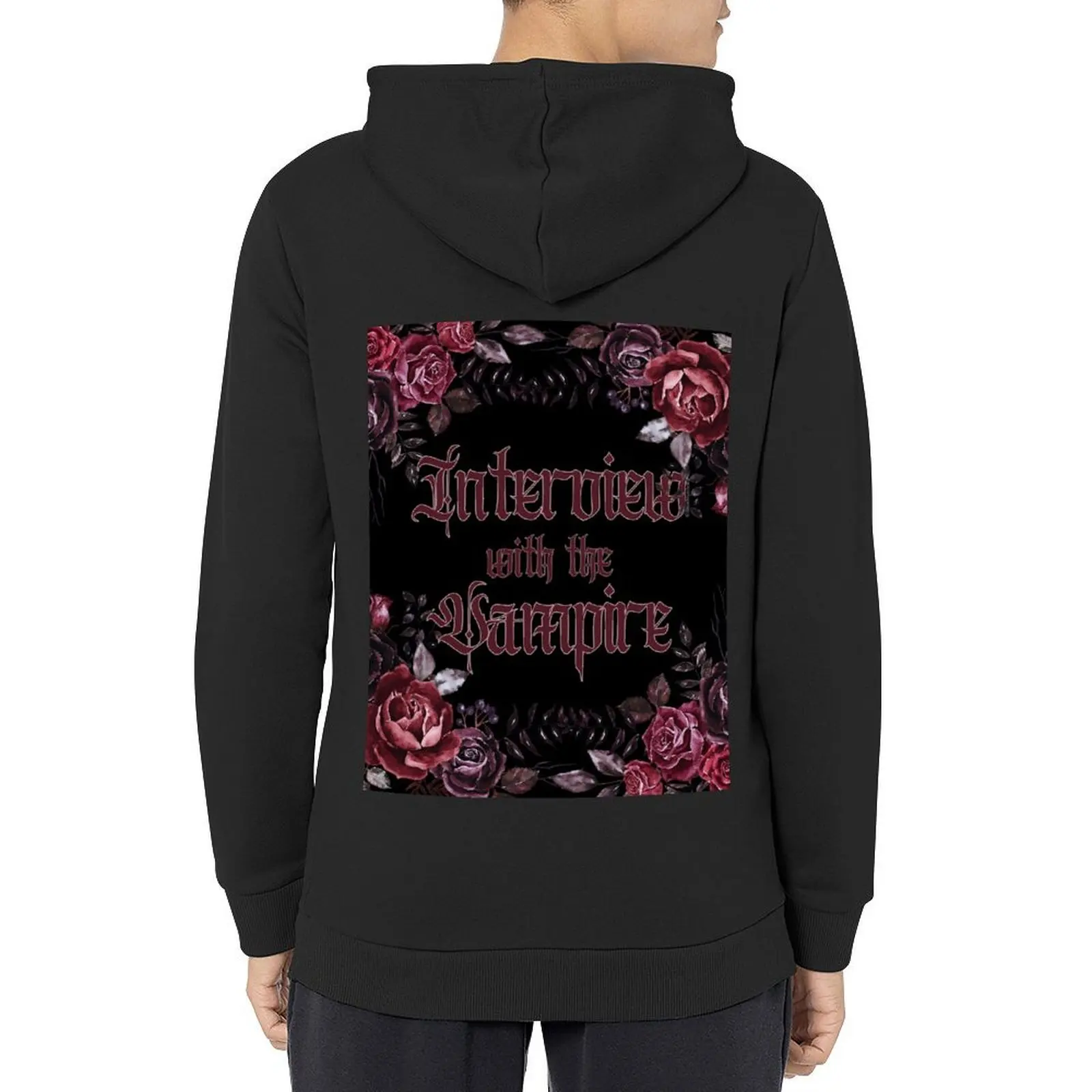 

Interview with the Vampire - Gothic Floral Design Hoodie men's clothing autumn jacket men blouse hoodie for men