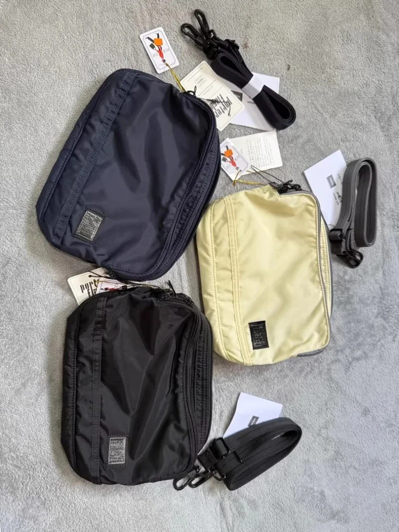 

Por Mini Nylon Crossbody Bag Waterproof Multi-Pocket Shoulder Bag Portable Clutch Pouch For Men Women Daily Travel
