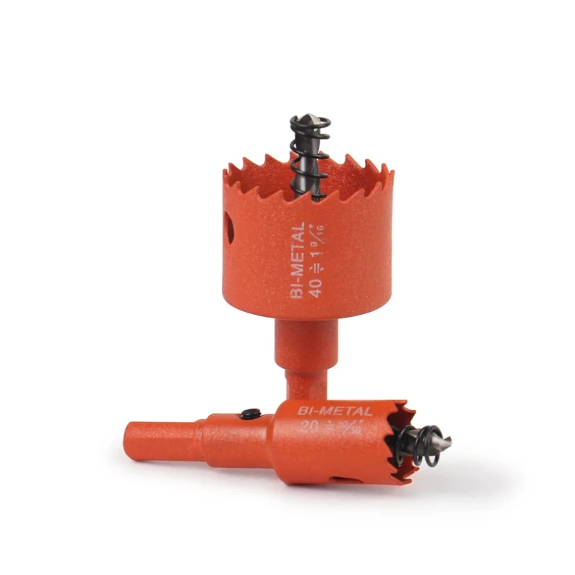

100-160mm M42 Bi-metal Hole Saw Cutter Woodworking Tools Plastic Plate Thin Iron Stainless Metal Drill Bits Detachable Design