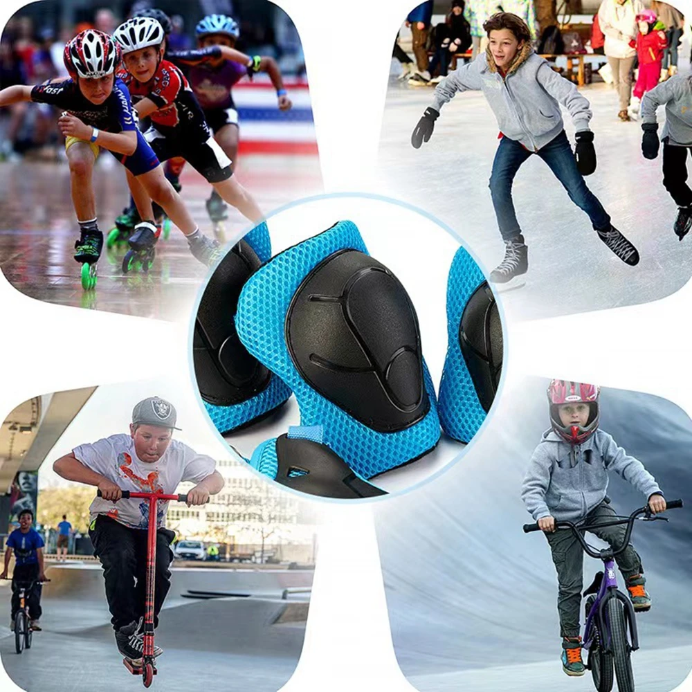 Kids Knee Pads Elbow Pads Guards Protective Gear Set Safety Gear for Roller Skates Cycling Bike Skateboard Inline Riding Sports