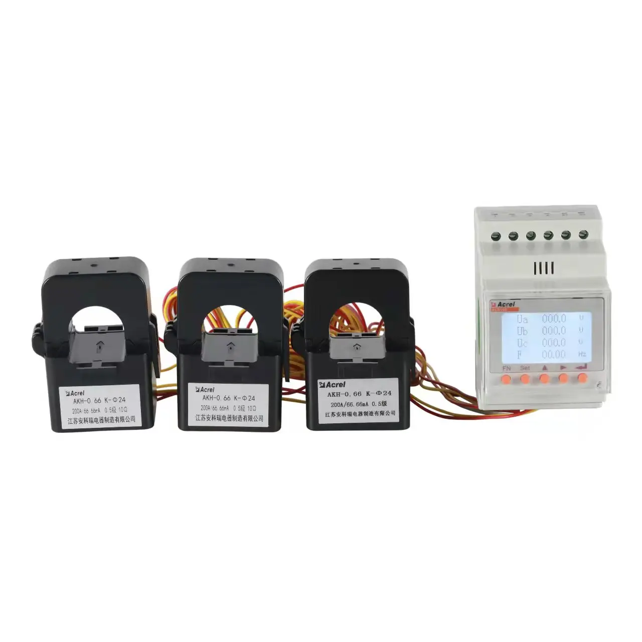 

ACR10R-D24TE4 CT Operated Low Voltage Energy Meter Digital Electric Smart Kwh Meter With 3x200A CTs