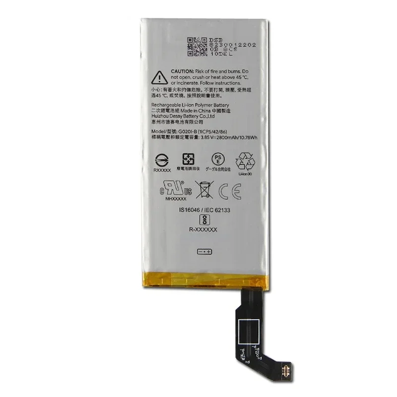 New Replacement Battery G025J-B G020J-B G020I-B  For Google Pixel 4 XL Pixel4 XL Pixel4 Pixel 4 Pixel 4A Rechargeable Battery