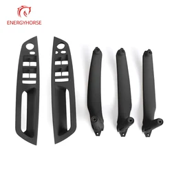 LHD RHD 4Pcs Car Interior Door Handle pannello interno Pull Trim Cover maniglia Set sostituzione bracciolo per BMW E70 E71 E72 X5 X6