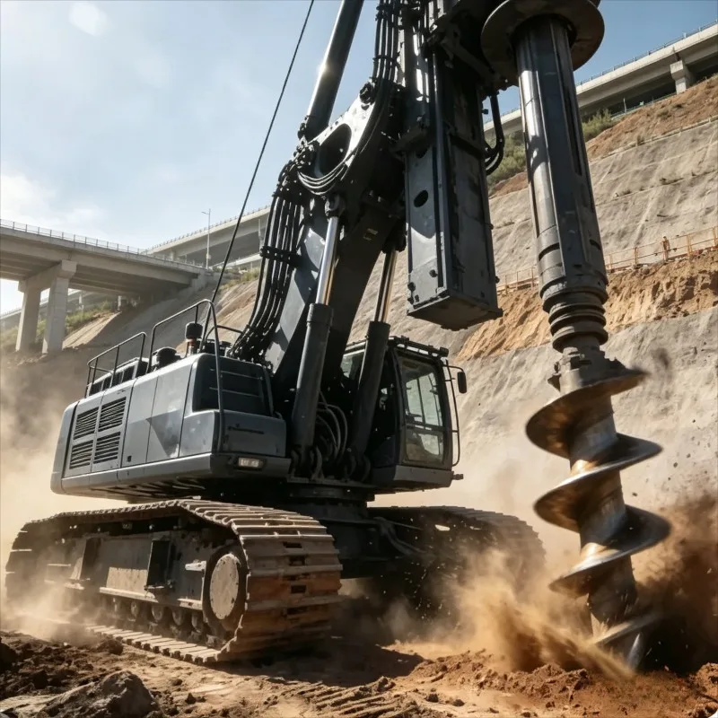 Customized Hydraulic Rotary Drilling Rig for Deep Hole Drilling Crawler Type with CE Certification and High Torque