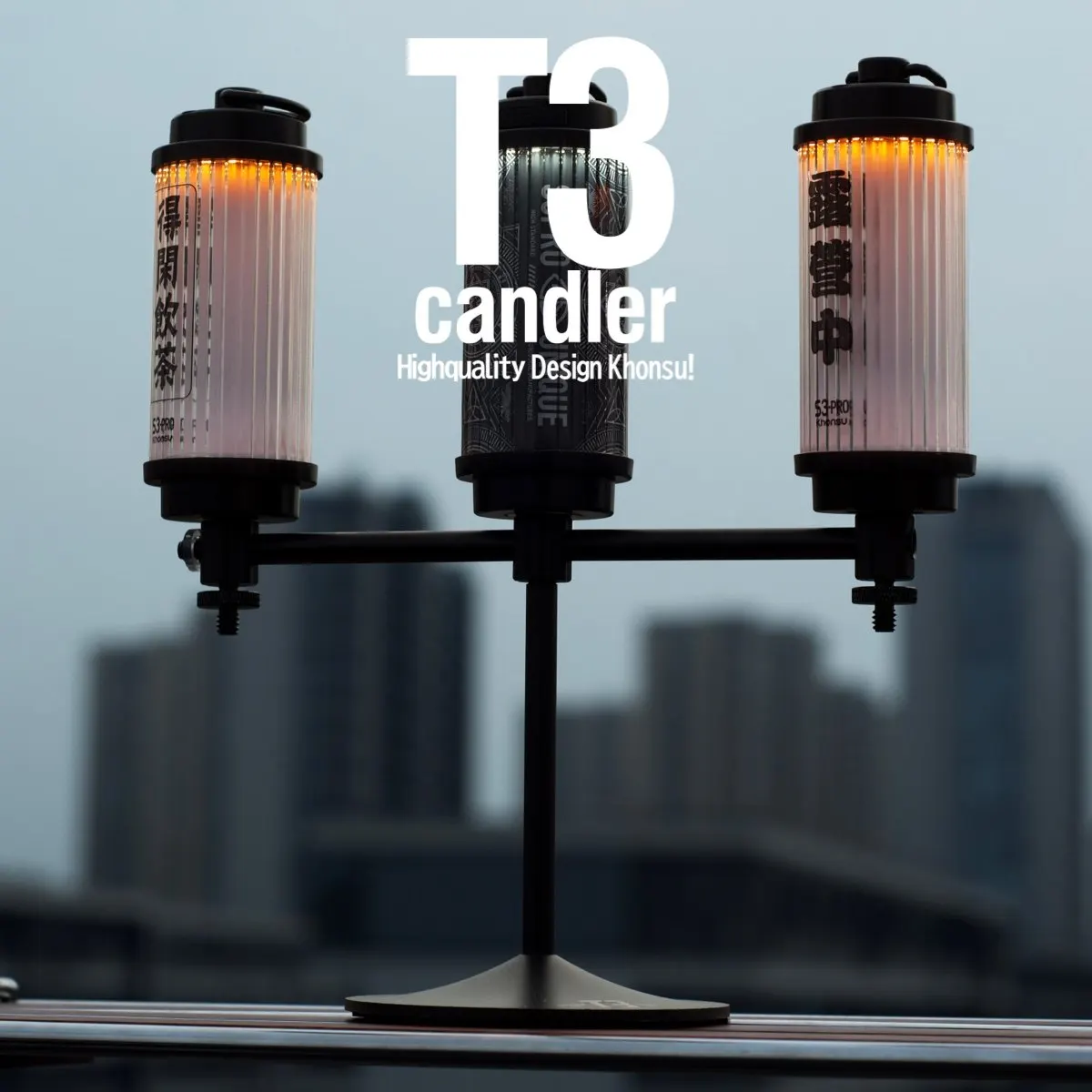 Camping Lights Support Portable Foldable Desktop Lamp Stand Aluminum Lantern Stand Holder  For Goalzero 38 Explore Lamps Stand view 2
