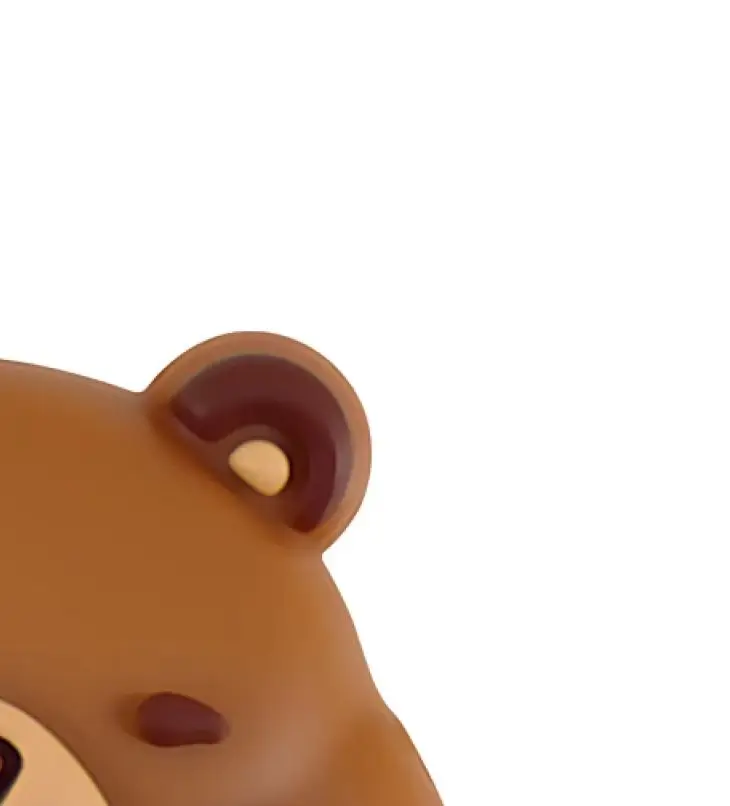 Cute Bear Silicone Thumb Grip Caps for Steam Controller 2 Single Circle Dot Design Soft Comfortable Anti Slip Joystick Cover