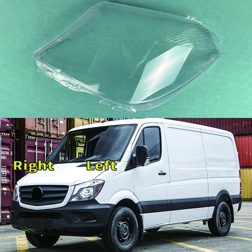 For Mercedes-Benz Sprinter 2016 2017 2018 Car Accessories Headlamp Cover Transparent Shade Lamp Headlight Shell Lens Plexiglass