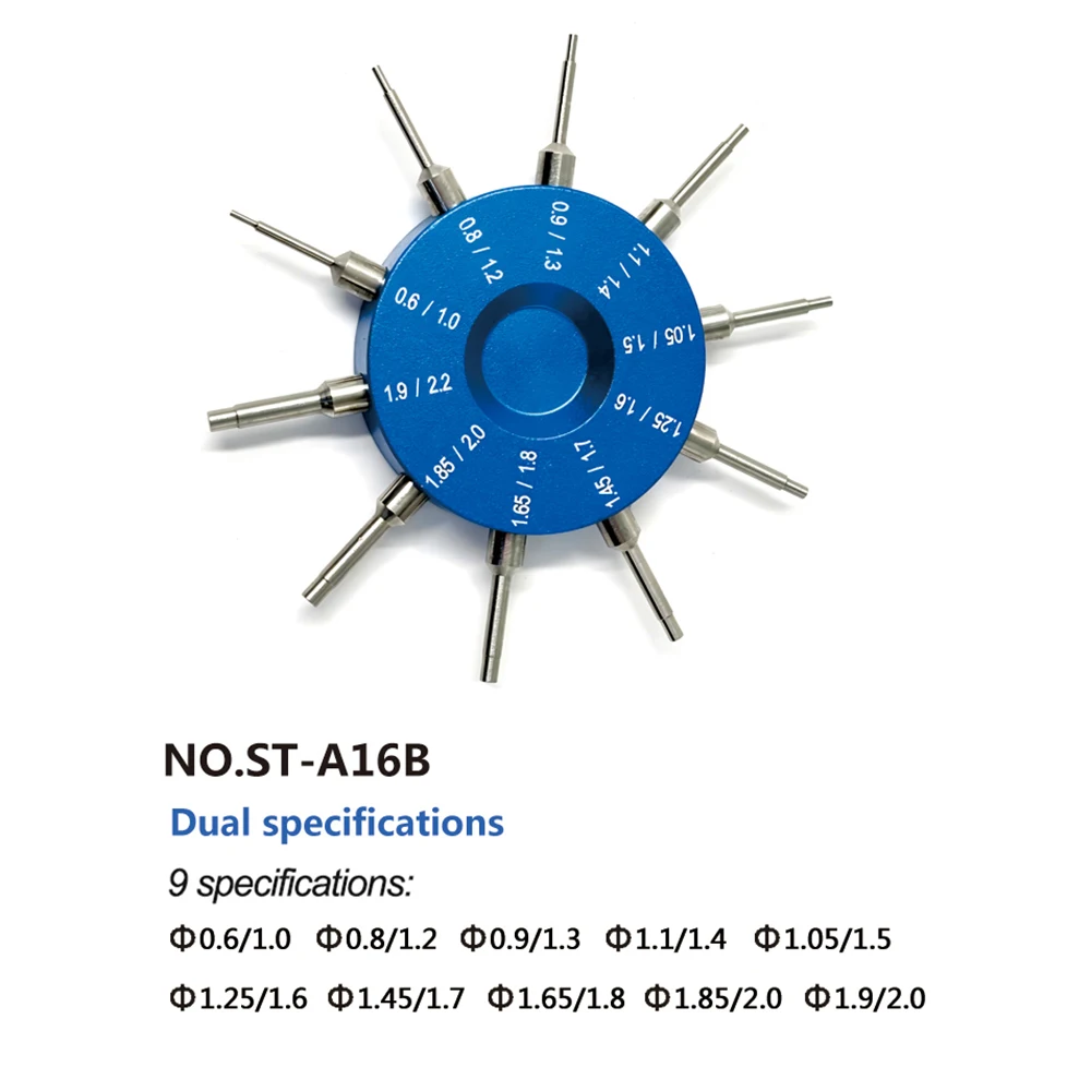 1pc Multipurpose Lens Or Screw Hole Size Measurement Gauge Tester Ruler