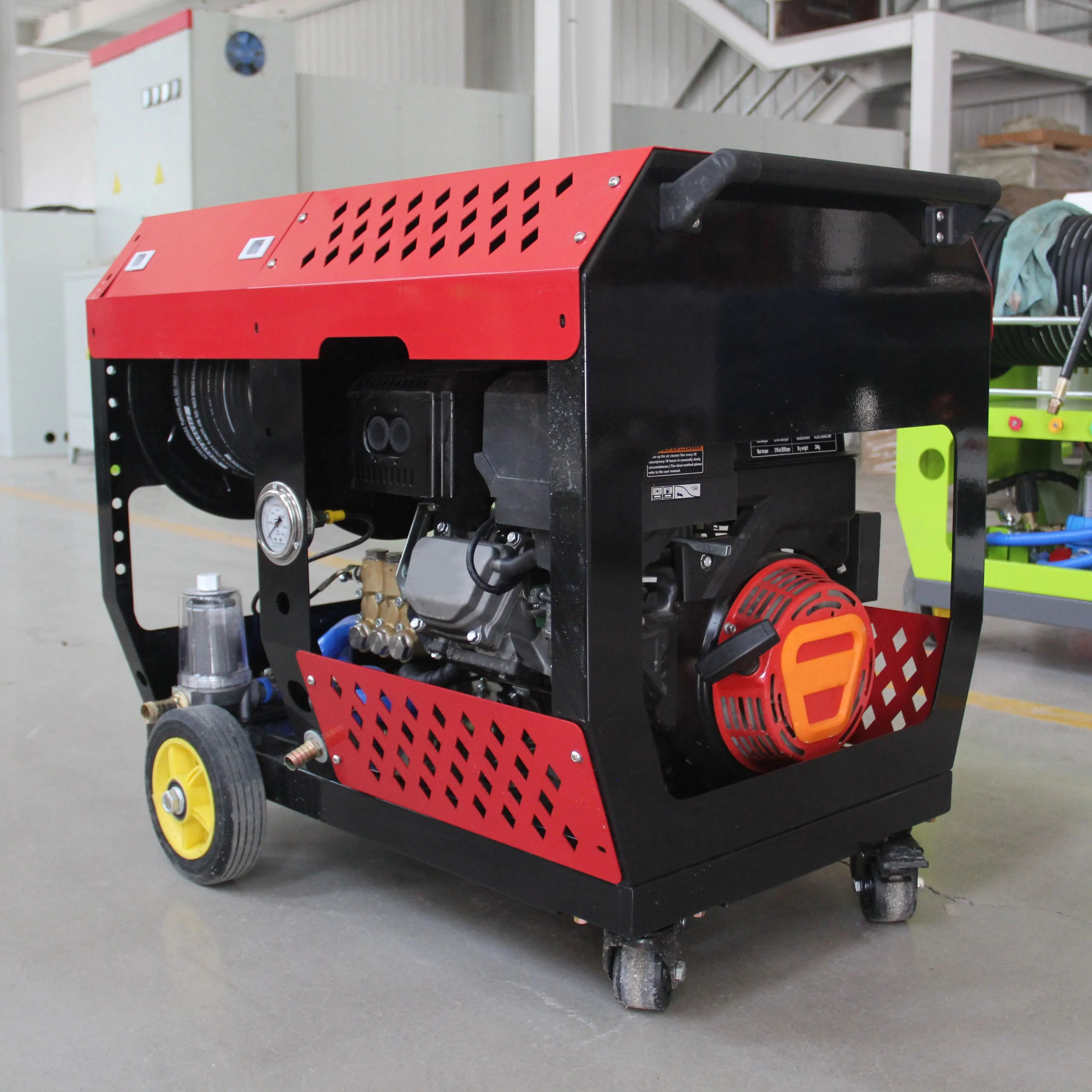 Sewer Cleaning Industrial Grade High Flow Pressure Sewer Drainage Pipe Rust  High Pressure Cleaning Machine