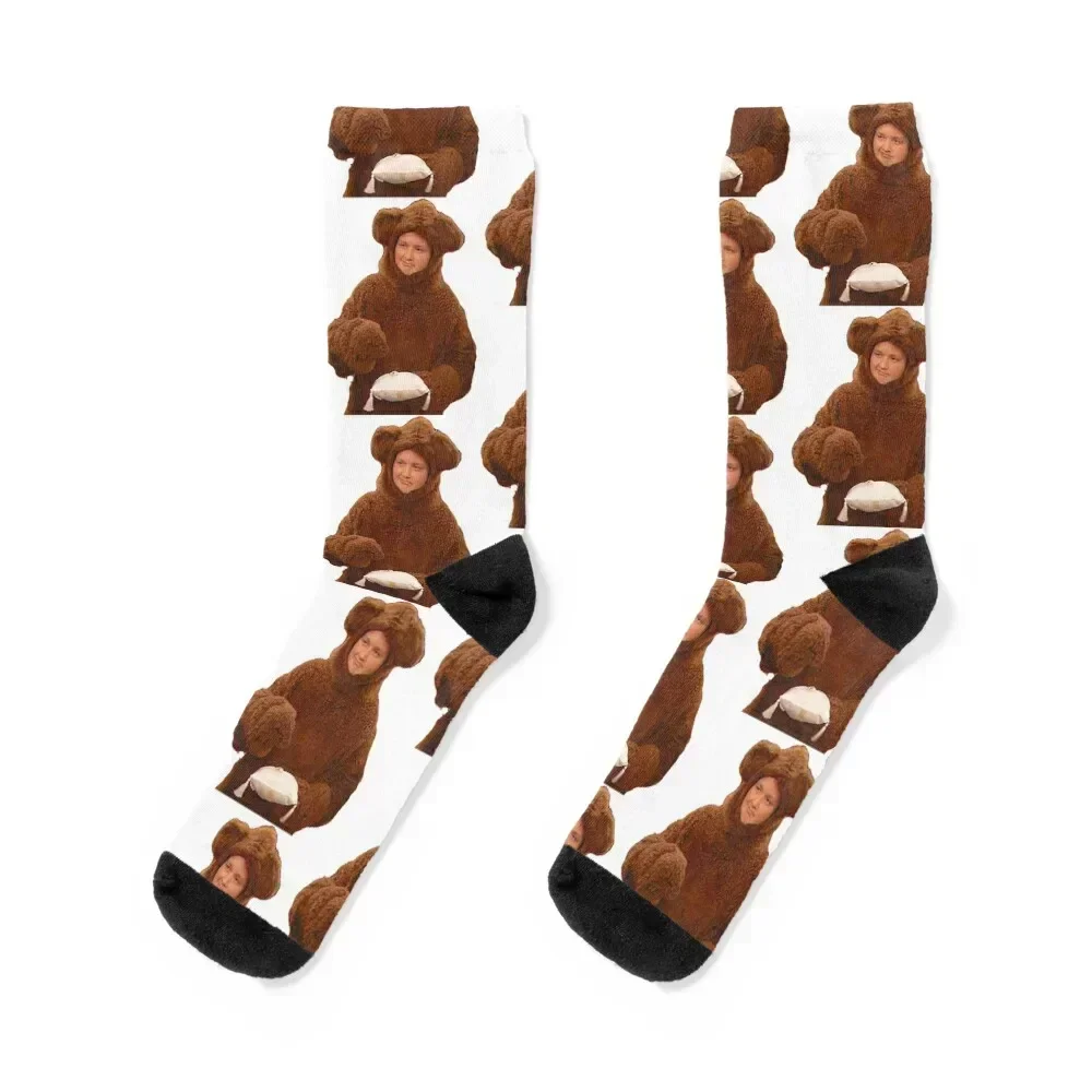 Gibby - Bear Costume Socks valentine gift ideas Novelties retro Luxury Woman Socks Men's