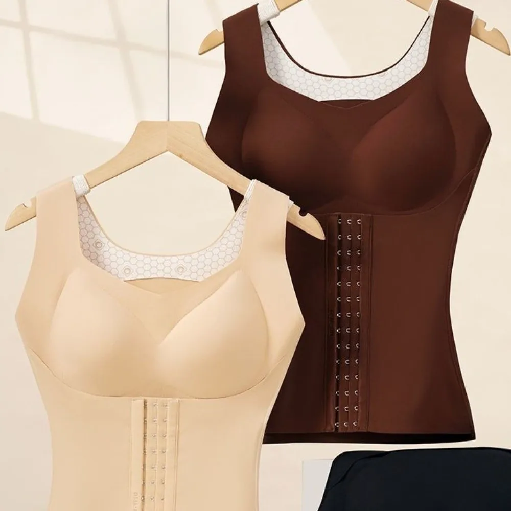

Thin Postpartum Body Shaper Camisole Sleeveless Shaping Waistband Waist Trainer Vest Belly Contracting Seamless