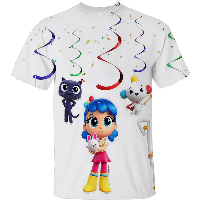 True and the Rainbow Kingdom kPop Game Pattern Tshirt Cartoon 3D Print Tshirt Boys Girl Casual Tops Adult Family T-shirt Top Y2k