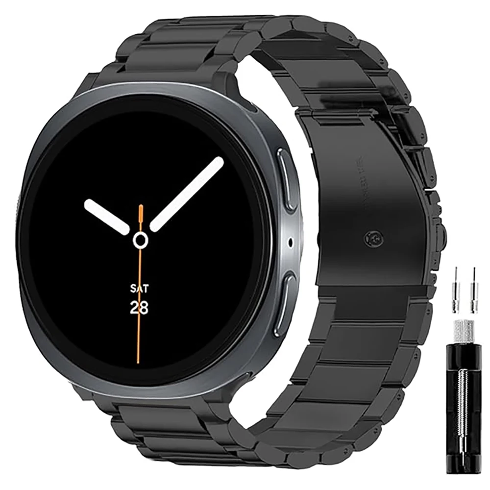 Metal Straps for Samsung Galaxy watch 8/8 classic 40mm 44mm 46mm Stainless steel Wrist Link bracelet correa Galaxy watch 8 Bands