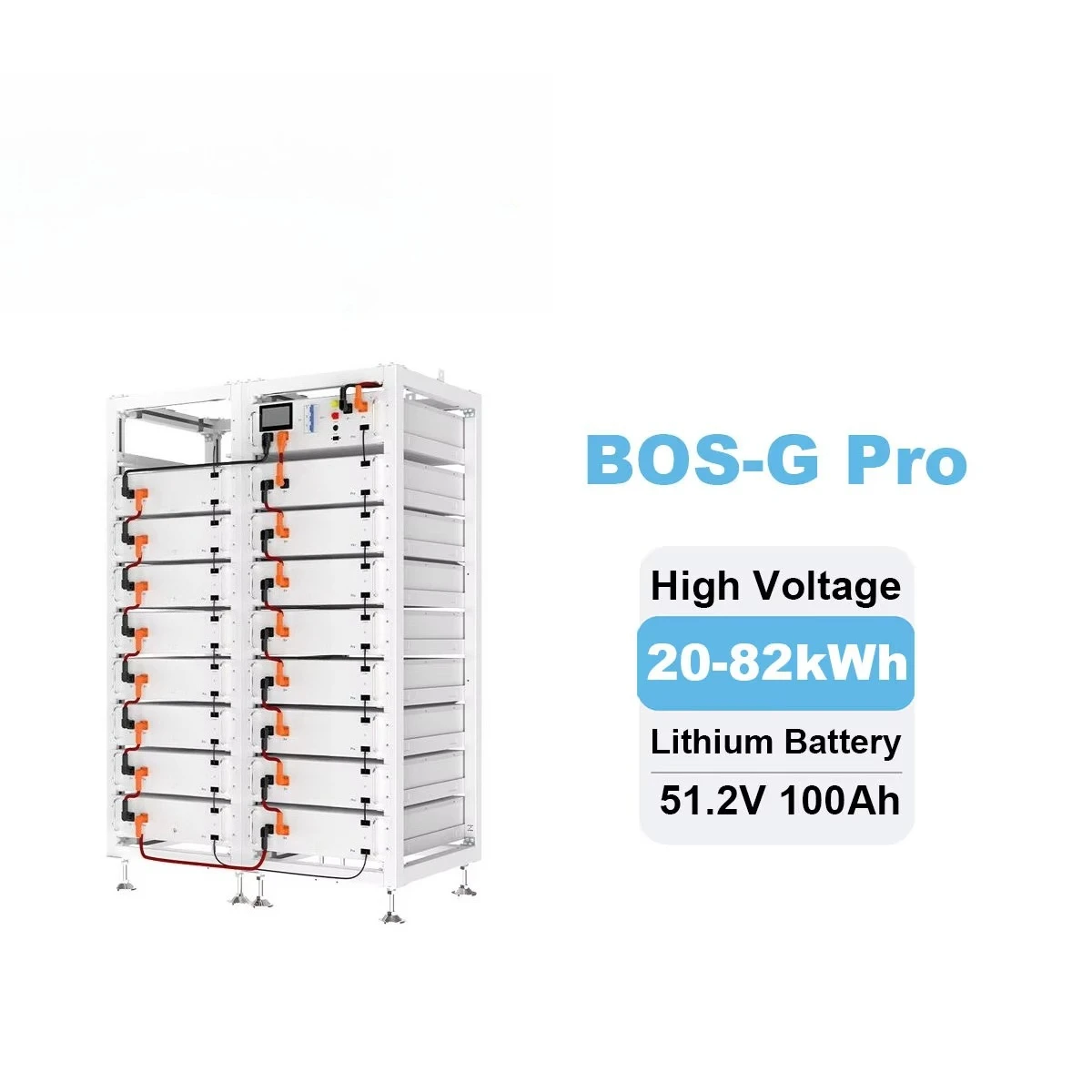 Deye ESS BOS-G Pro High Voltage Energy Lithium Storage Battery Solar Cell 51.2V 100Ah IP20 with Certification Deye Solar Battery