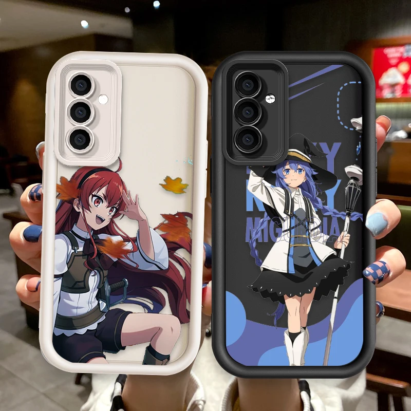 Anime Mushoku Tensei For Samsung Galaxy S24 S23 S22 S21 S20 Ultra Plus FE A52 A53 A54 A71 Eye Ladder Phone Case