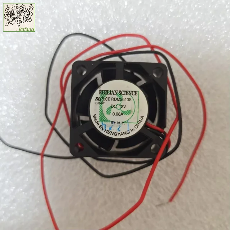 

Ltsf For RUILIAN RDM2510S DC 12V 0.08A 25x25x10mm 2-Wire Server Cooling Fan