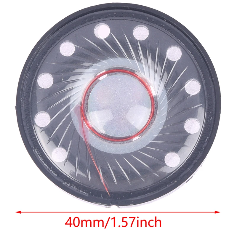 40mm Headset Driver Hifi Headphone Speaker Unit 112db 32ohm Earphone Diy Loudspeaker Repair Parts Neodymium High Quality On Sale