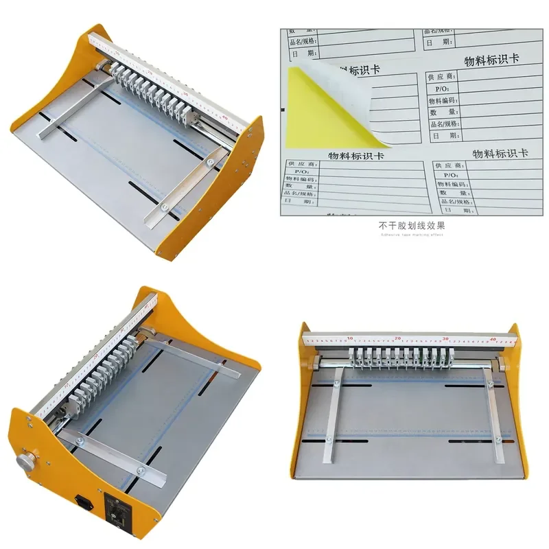 16 inch Electric Small Slitting Machine Self Adhesive Half Cutting Machine for Label Sticker Vinyl Tape Die Cutter