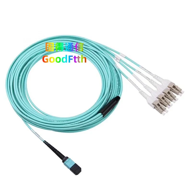 Harness Cable MPO(F)-4 Uniboot LC OM3 8 Core 1m 2m 3m 5m 6m 8m 10m 15m 20m 25m Patch Cord GoodFtth