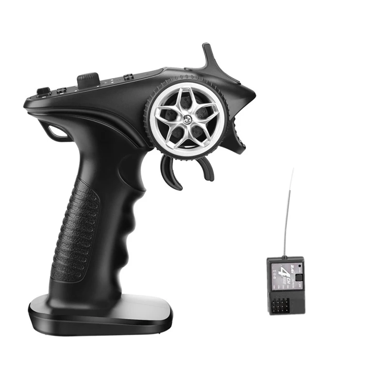 SLQZT Set ricevitore telecomando a 4 canali con albero motore a 2 velocità per parti di aggiornamento per auto RC C14 C24 B36 MN D90 MN99S