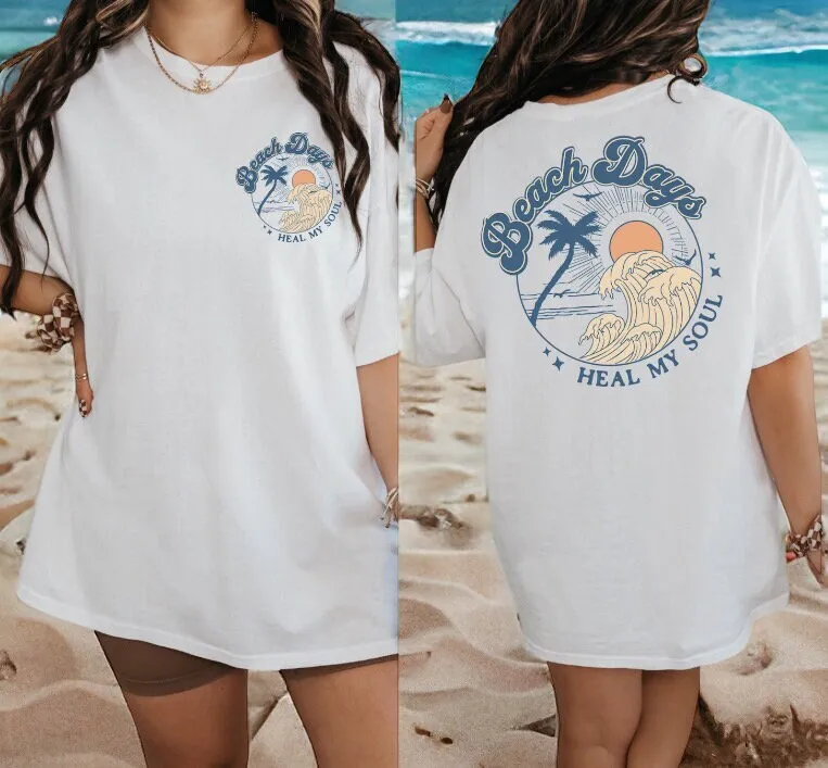 Coconut Girl Aesthetic Trendy Beach T Shirt Beachy Sunshine Surfing Summer Time Ocean SweaT