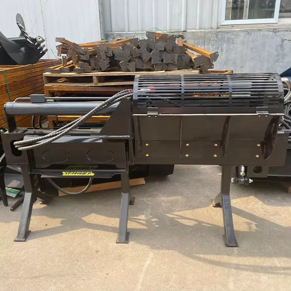 Log Splitter Attachments Operating Pressure 160 bar Length of Split Wood 550 mm for Mini Skid Steer Loader Track Loader