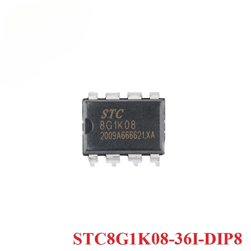 STC8G1K08 STC8G1K08-36I SOP8 DIP8 STC 8G1K08-36I Single Chip Microcontroller MCU IC Controller Chip STC8G1K08-36I-DIP8