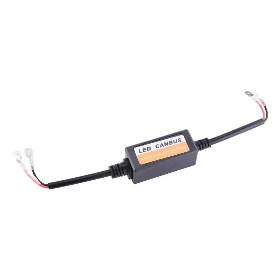 2Pcs Car H1/H3 LED Headlight Decoder Device Canbus Anti Flicker Resistor Adapter Error Free Canceler 9-12V 10-60W