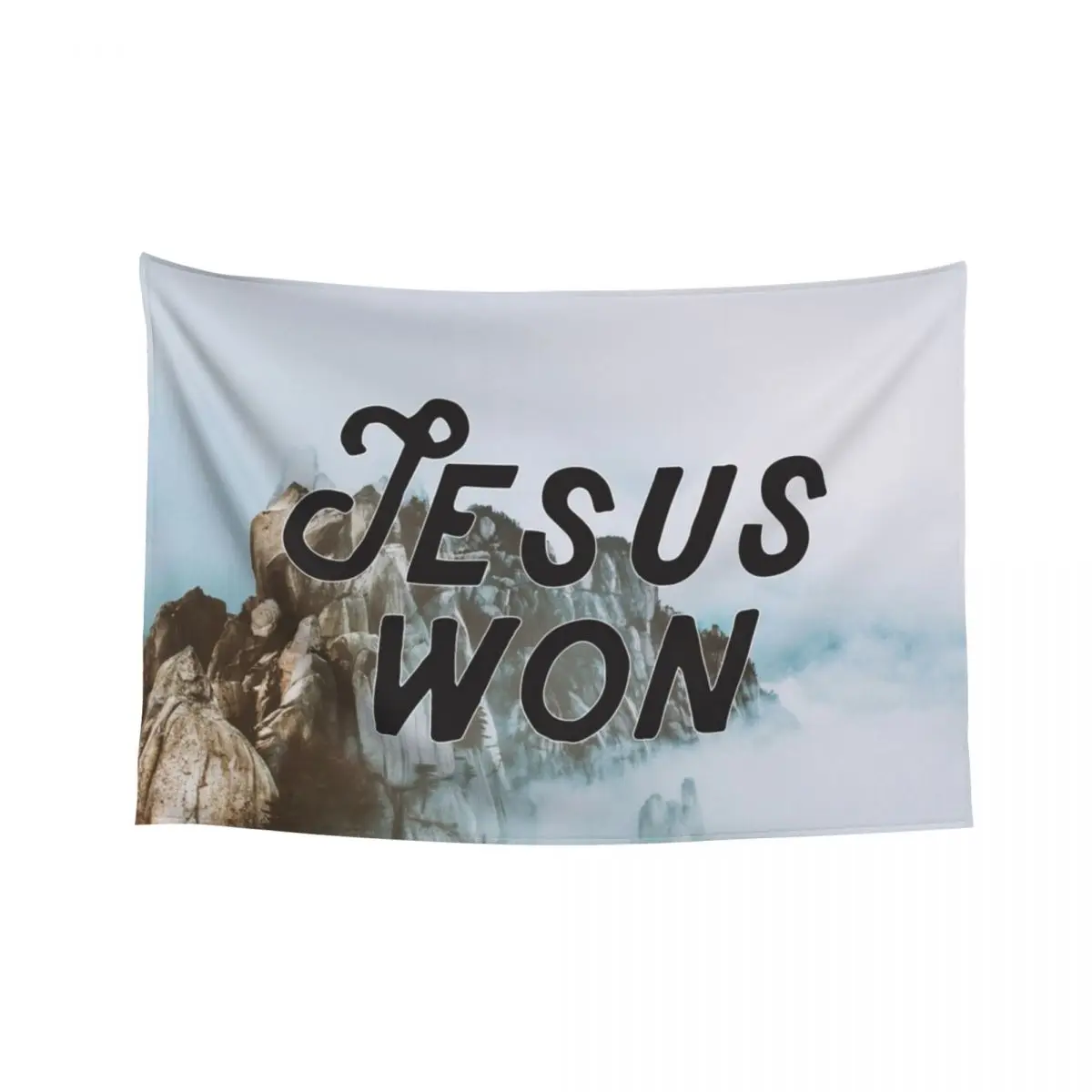 

Christian Bible Verse Quote Jesus Won Tapestry Living Room Decoration Decor Home Home Decorators Room Ornaments Tapestry