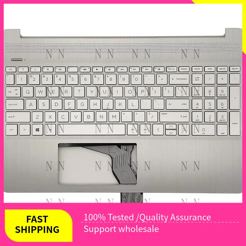 

YUZG For HP 15-EF 15-EF0023DX 15S-EQ 15-DY 15-DY1024WM Palmrest W Keyboard