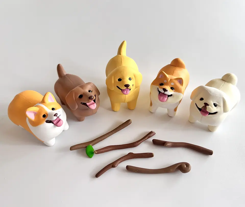 Stasto capsule toys Animal Attraction I picked up a great stick