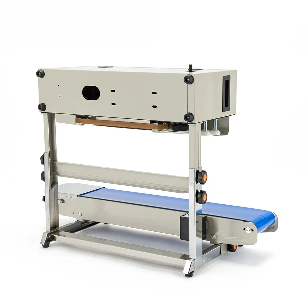 FR-900C With Stand Vertical Continuous Heat Plastic Bag Band Sealing Machine