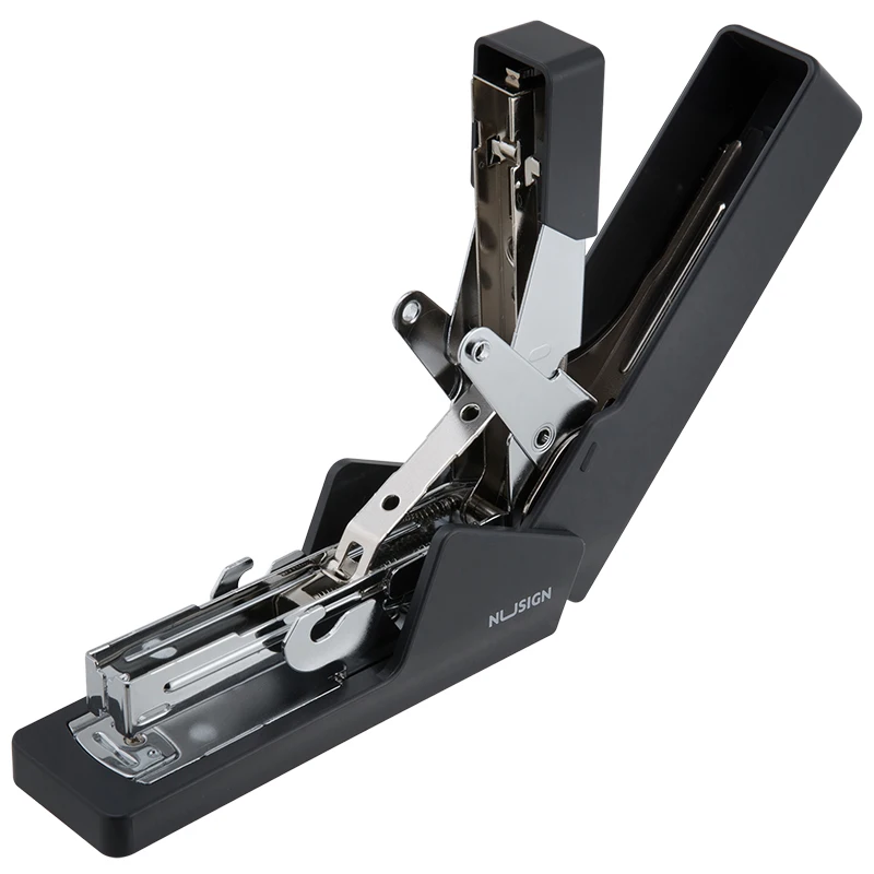 DELI-grapadora resistente, herramienta de encuadernación duradera portátil sin esfuerzo para oficina, hogar, escuela, eficiente, uso 24/6, accesorio de papelería