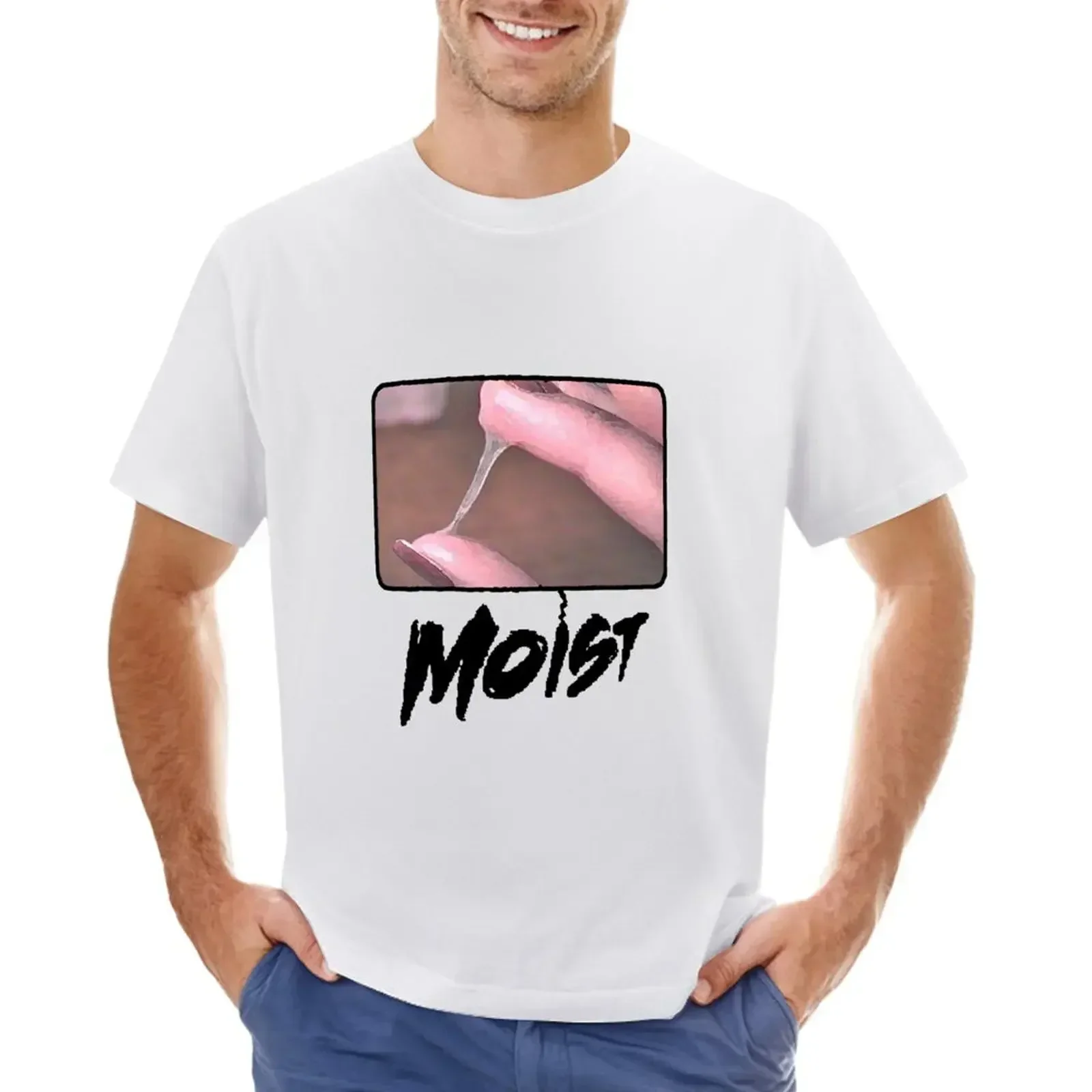 Moist - Logo T-Shirt boys whites vintage anime shirt t shirts men