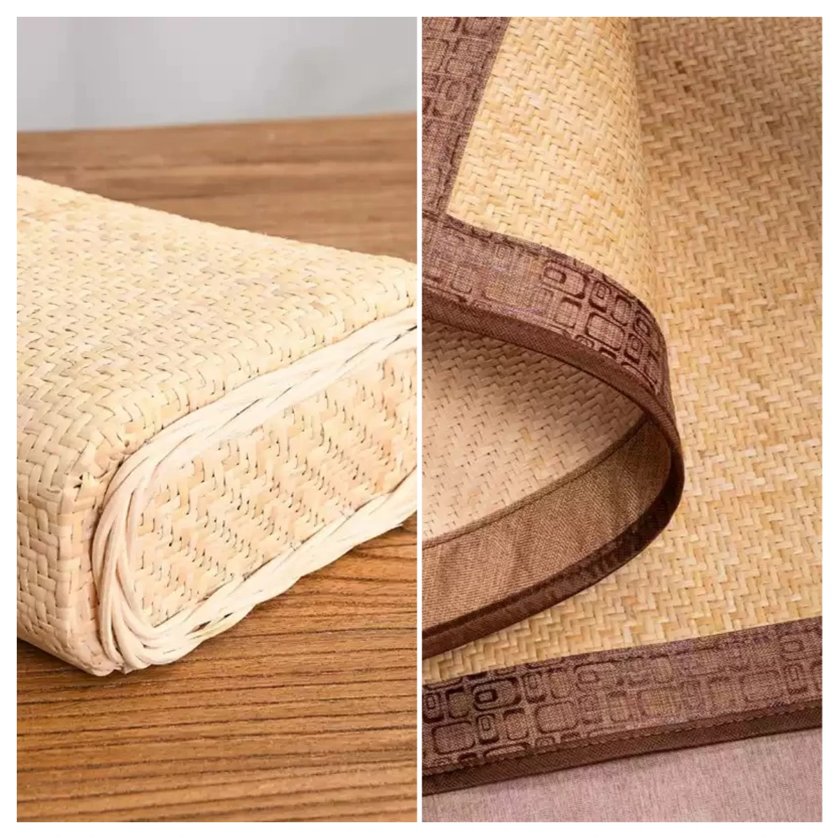 35-55cm Breite Natürliches Rattan-Rollgewebe, Großformatiges Flechtmaterial 5,5-7,5 m Rattanrohr Rattanstoff für Schranktüren – Detail 3
