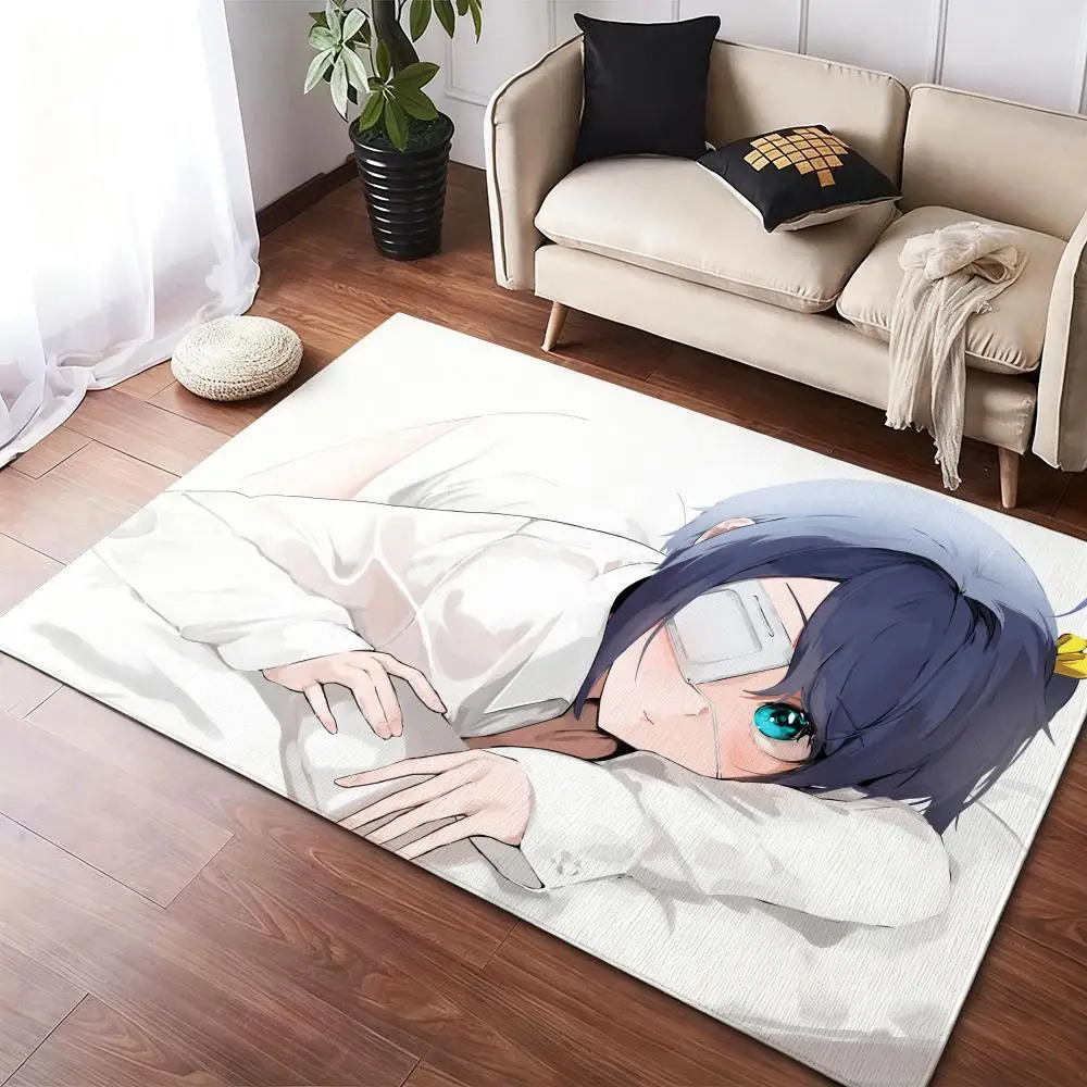 

Love C-Chunibyo Other Delusions Floor Mat Soft Thickened Non-Slip Door Mat for Living Room Home Decor Flannel Rugs