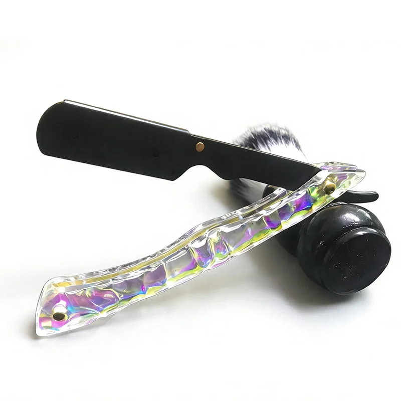 

Safety Razor womens Mens Shaving Mild Hair Removal Straight Edge Barber Razor Beard Eyebrow Shaving Tool Manual Depilation gift