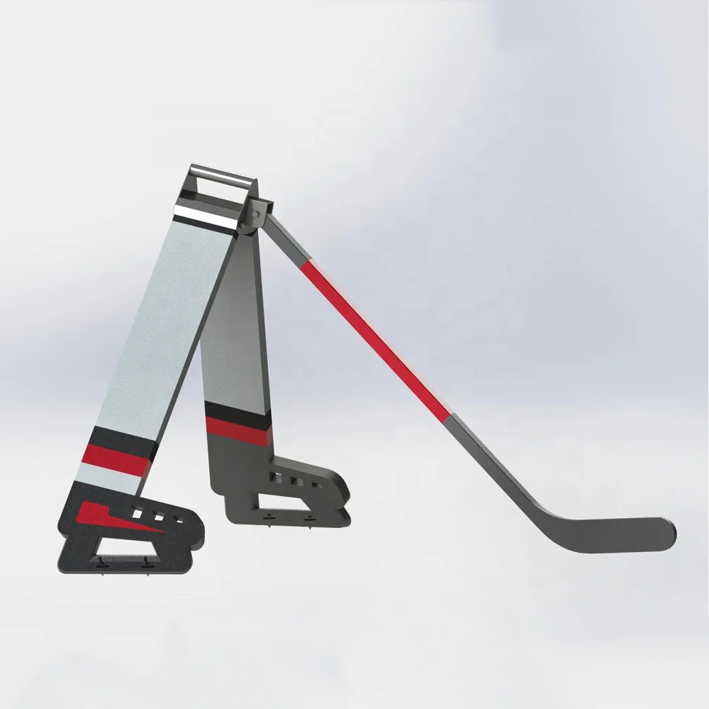 Foldable Ice Hockey Attack Triangle Training Device Bionic Extreme Defender Trainer