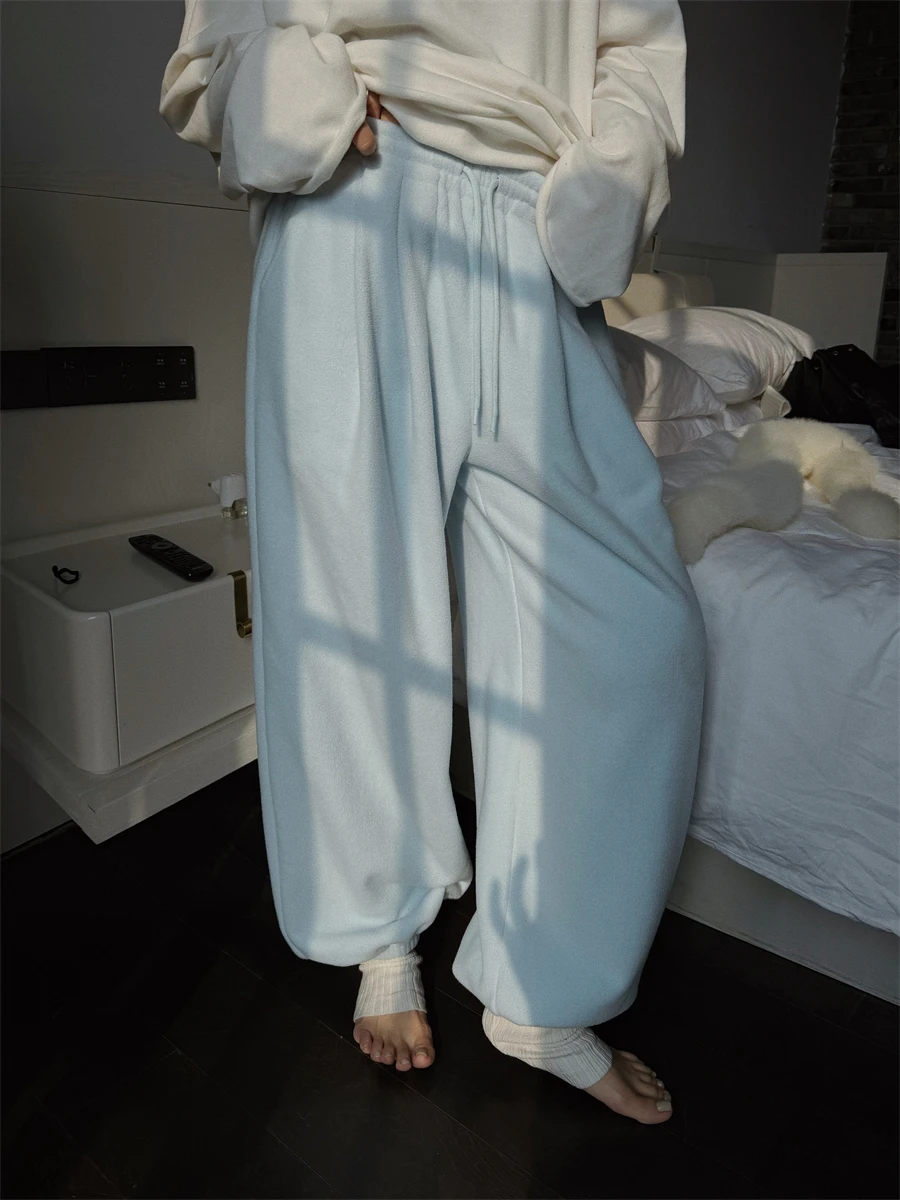 

Детские брюки MOEROP из вельвета с манжетами, теплые зимние штаны-облако, серия Warm Life, детская одежда из полиэфирного волокна