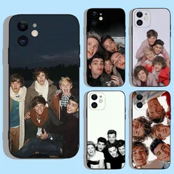 Band O-One Direction OD Phone Case For iPhone 16,15,14,13,12,11,XS,XR,X,8,7,Pro,Max,Plus,mini Silicone Black Cover