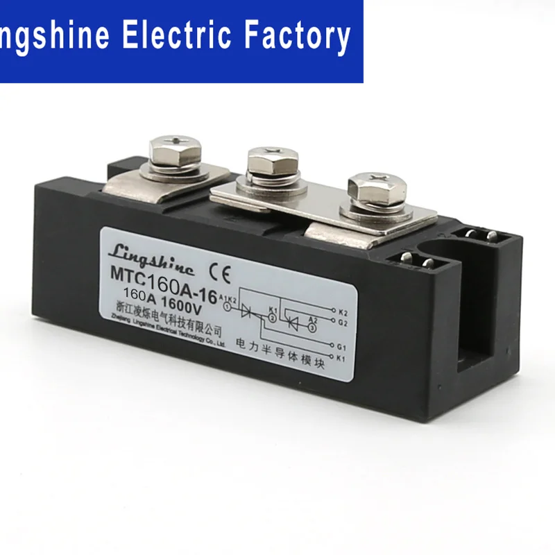 Módulo Universal Power Thyristor, placa base, isolamento usando, substrato, MTC160A, 1600V