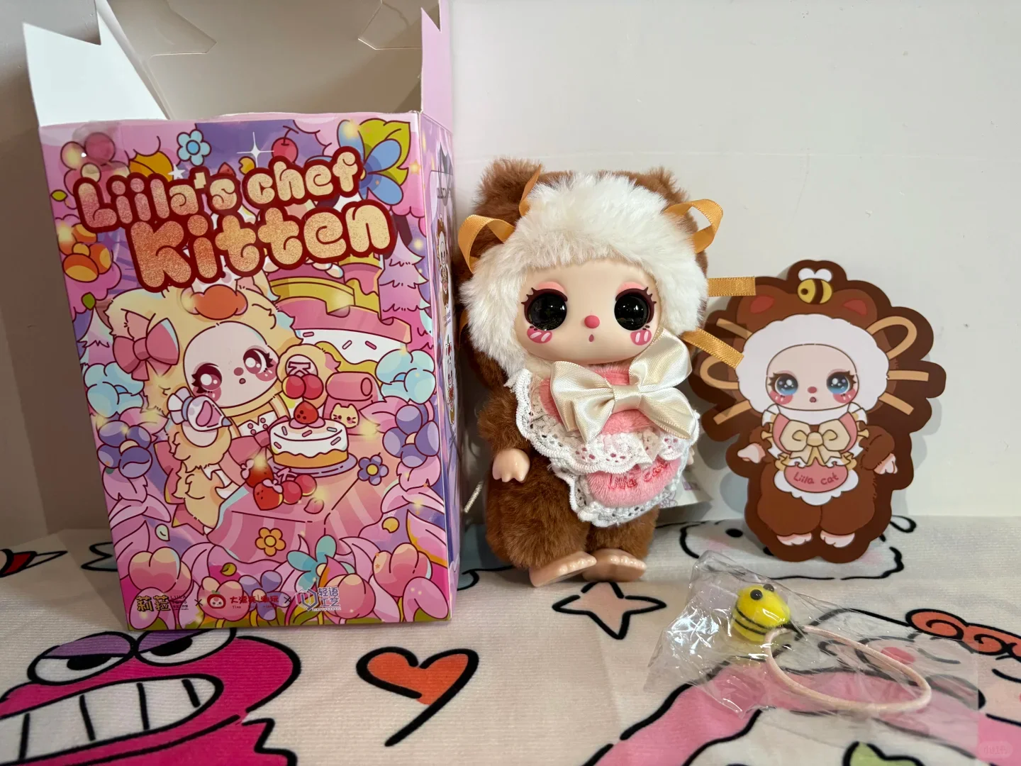 

В наличии подлинная Liila V4 Dessert Master Cat Series слепая коробка настольный орнамент игрушка декоративный рюкзак кулон-сюрприз подарочная игрушка