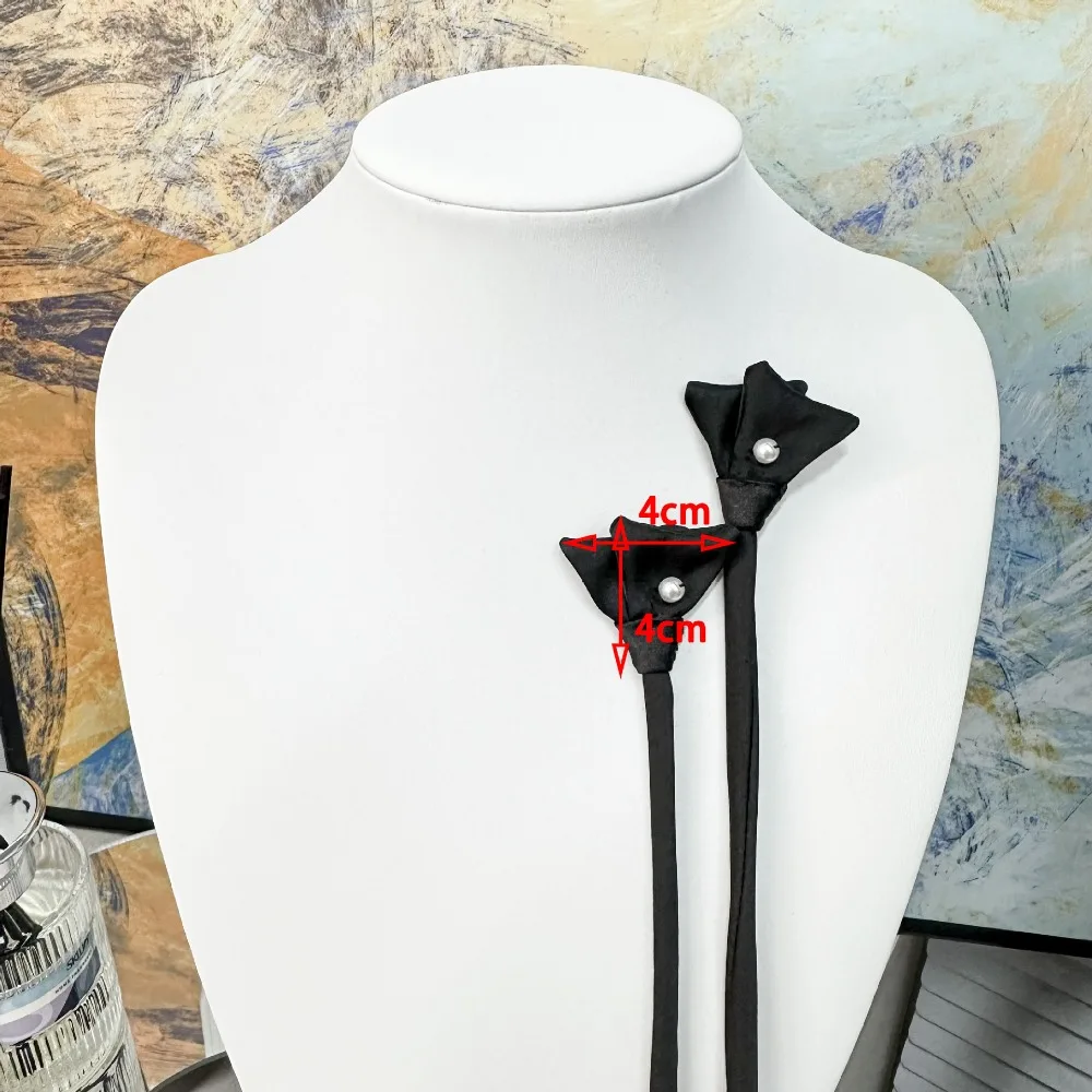 Модная одежда из органзы с вышивкой, аксессуары с цветами, черно-белое платье, сделай сам, декоративное украшение на грудь, цветочное платье