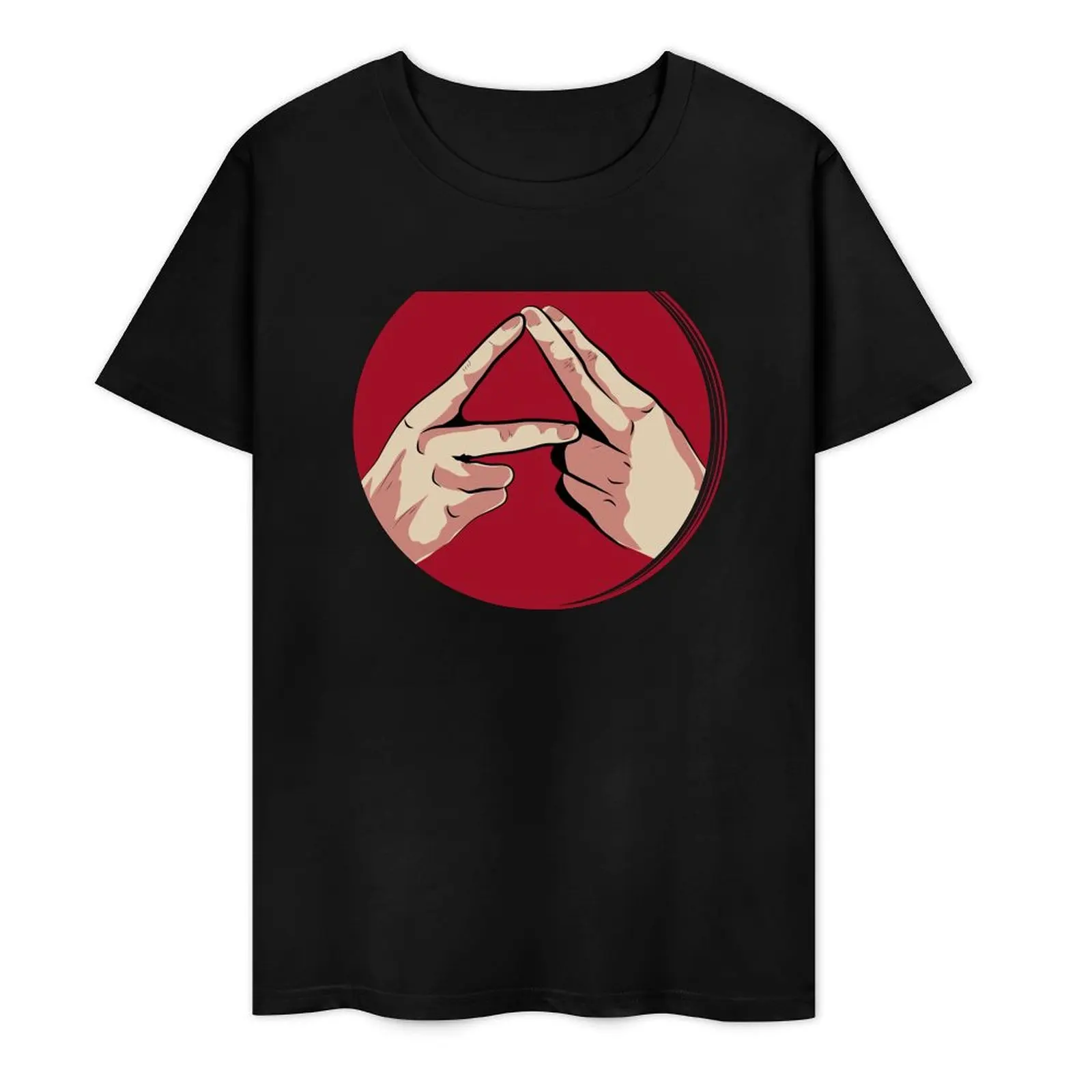 Alt J triangle hands T-Shirt plus size clothes kawaii clothes hippie clothes anime stuff t shirt men 100℅ cotton