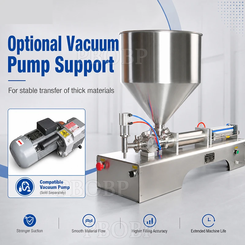 PBOBP Paste and Liquid Bottle Filling Packing Machine Cream Shampoo Skin-oil Cosmetic Filling Machine