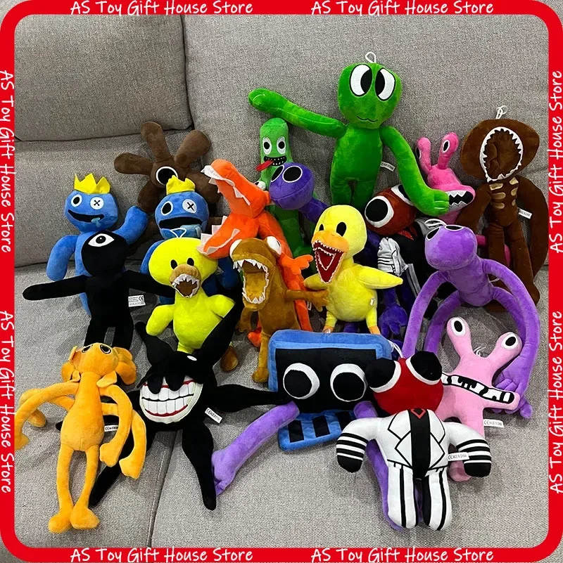 Juguetes de peluche de Roblox Rainbow Friends, temporada 2, sin marca, muñecos de peluche de dibujos animados coloridos y bonitos para regalo de cumpleaños, decoración del hogar