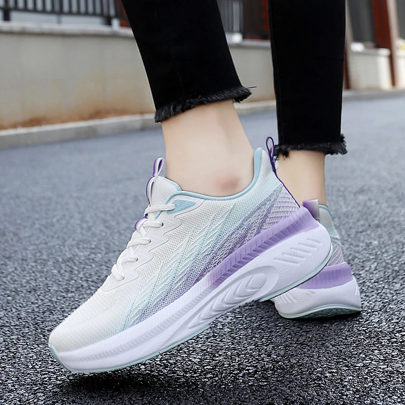 

Design Women Marathon Road Running Sneakers Training Good Quality Female Large Size 35-41 Sports Jogging Running Shoes