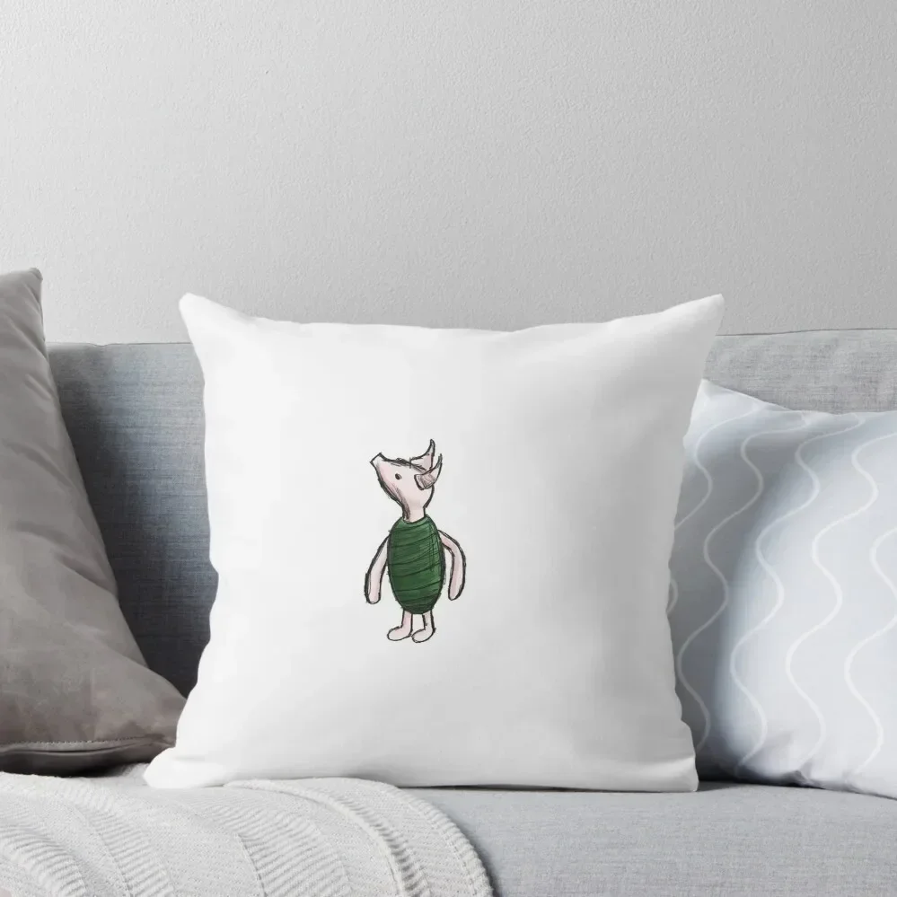 

Piglet Based on the Original Throw Pillow Cushion Child Custom Cushion pillow pillowcase pillow